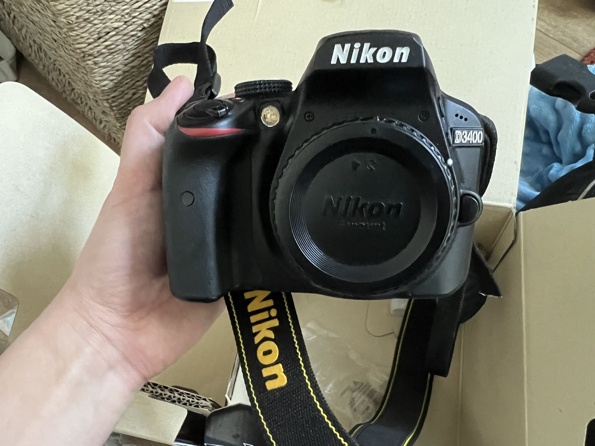 Nikon D3400 + 2 VR Lenses In Original Box