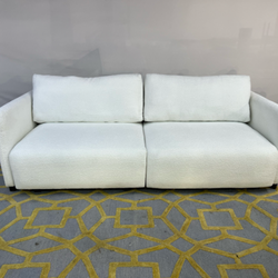 ( Delivery Available ) Serta Tamarack White Sofa Sleeper
