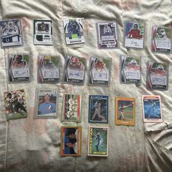 Trading Card Lot - Football, Baseball, Rookie, Autos