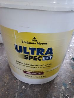 5 gallons exterior satin brown paint