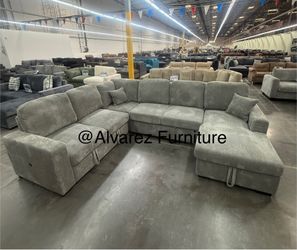 Sectional sleeper with storage