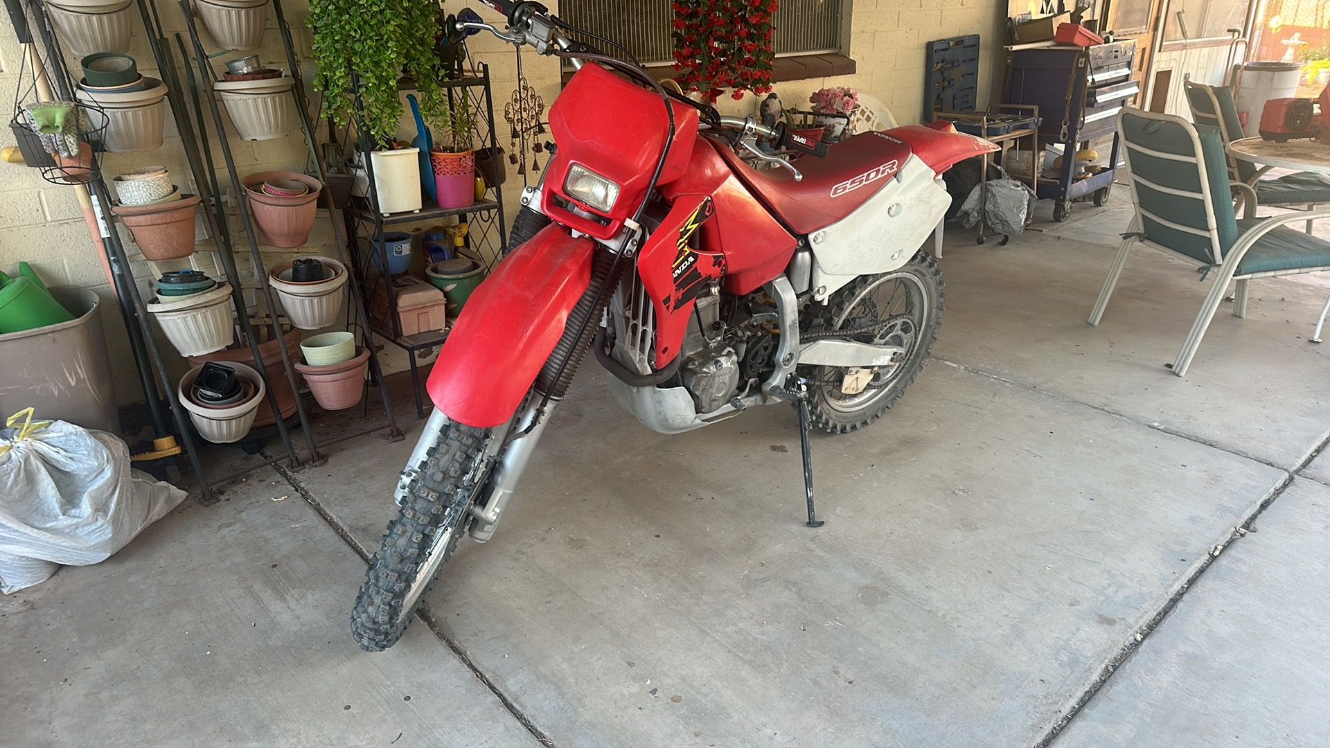 2000 Honda Xr650r Trade For Concrete Slab