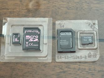 PNY 8GB microSDHC and 16GB microSDHC