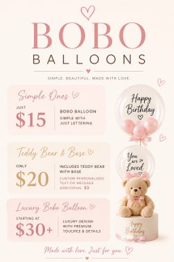 Gift balloon & custom shirts