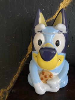 A jar for cookies bluei themed