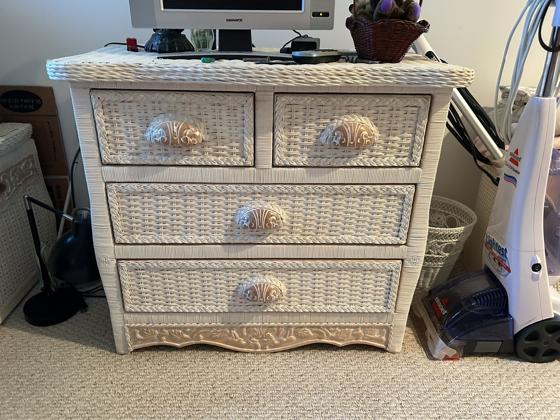 wicker bedroom set