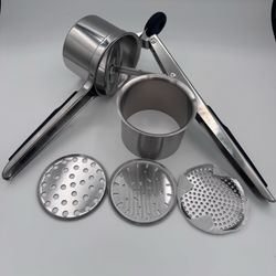 Prioritychef Large 15Oz Potato Ricer, Heavy Duty Stainless Steel Potato Masher