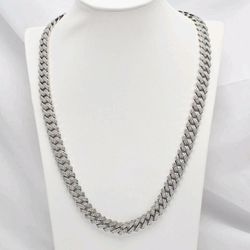 22in Moissanite Cuban