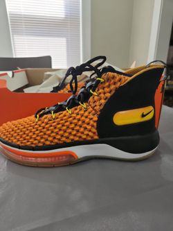 Nike alphadunk orange and black.