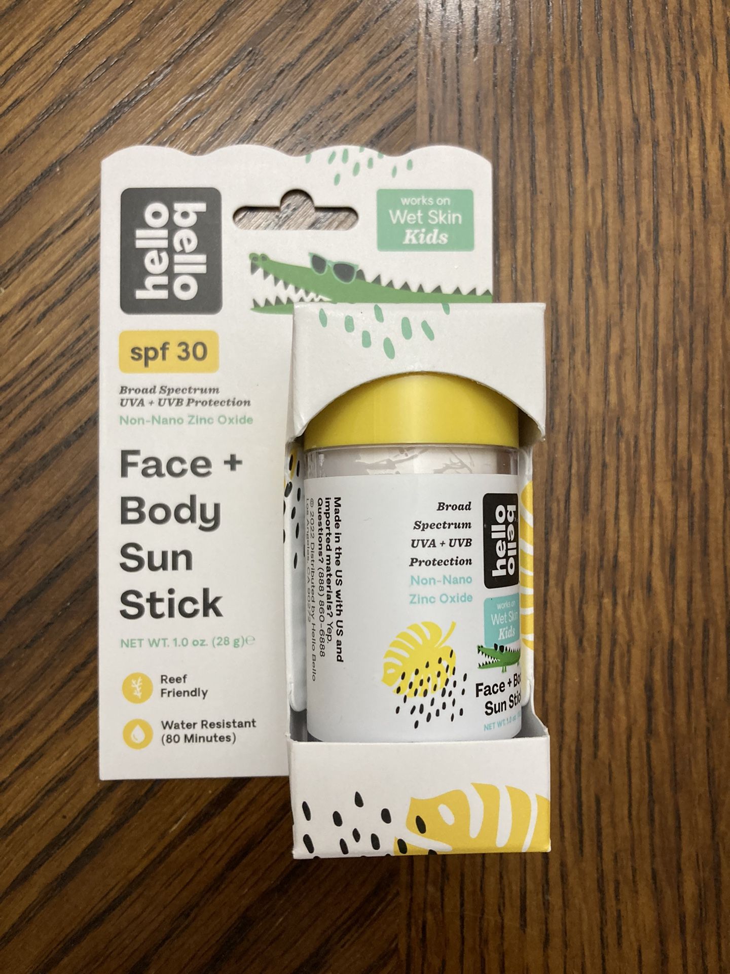 NWT Hello Bello SPF 30 Face & Body Sunscreen stick 
