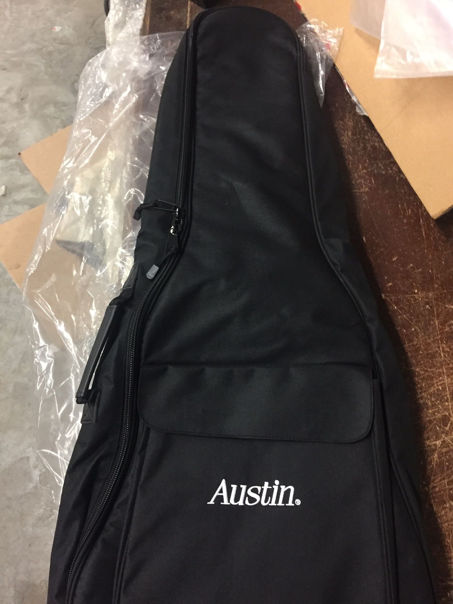 Austin padded electric guitar gig bag new
