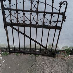 Antique Wrought Iron Gate 