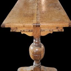 Extending Antique Dining Table, 17th Century Refectory Taste, English Circa 1900