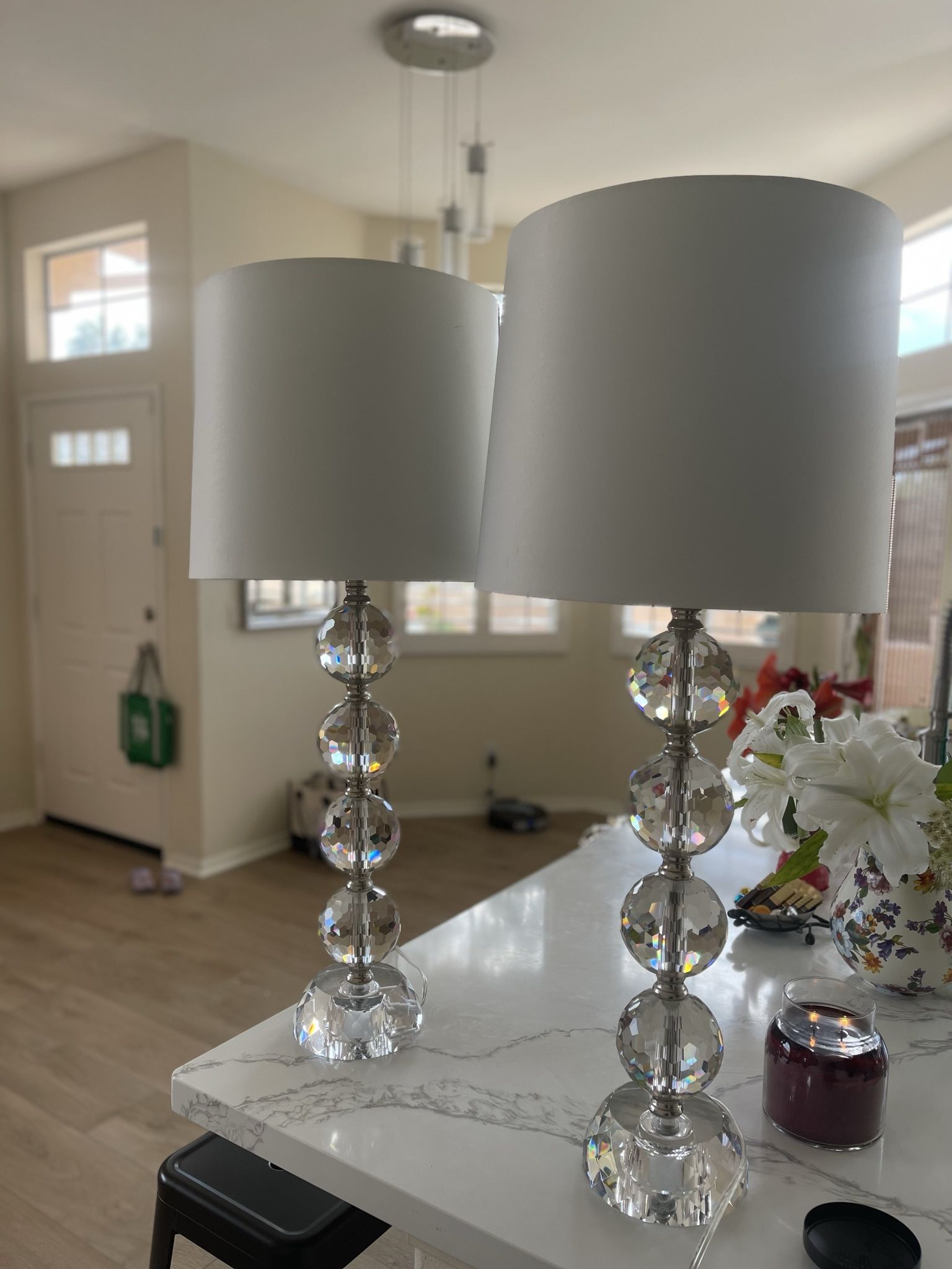 Z Gallerie Crystal lamps