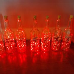 Washington State Cougar Bottle Lights
