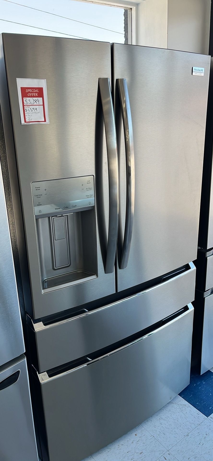 💥Great Deal💥 Gallery 36 in. 26.3 cu. ft. 4-Door French Door Standard Depth Refrigerator
