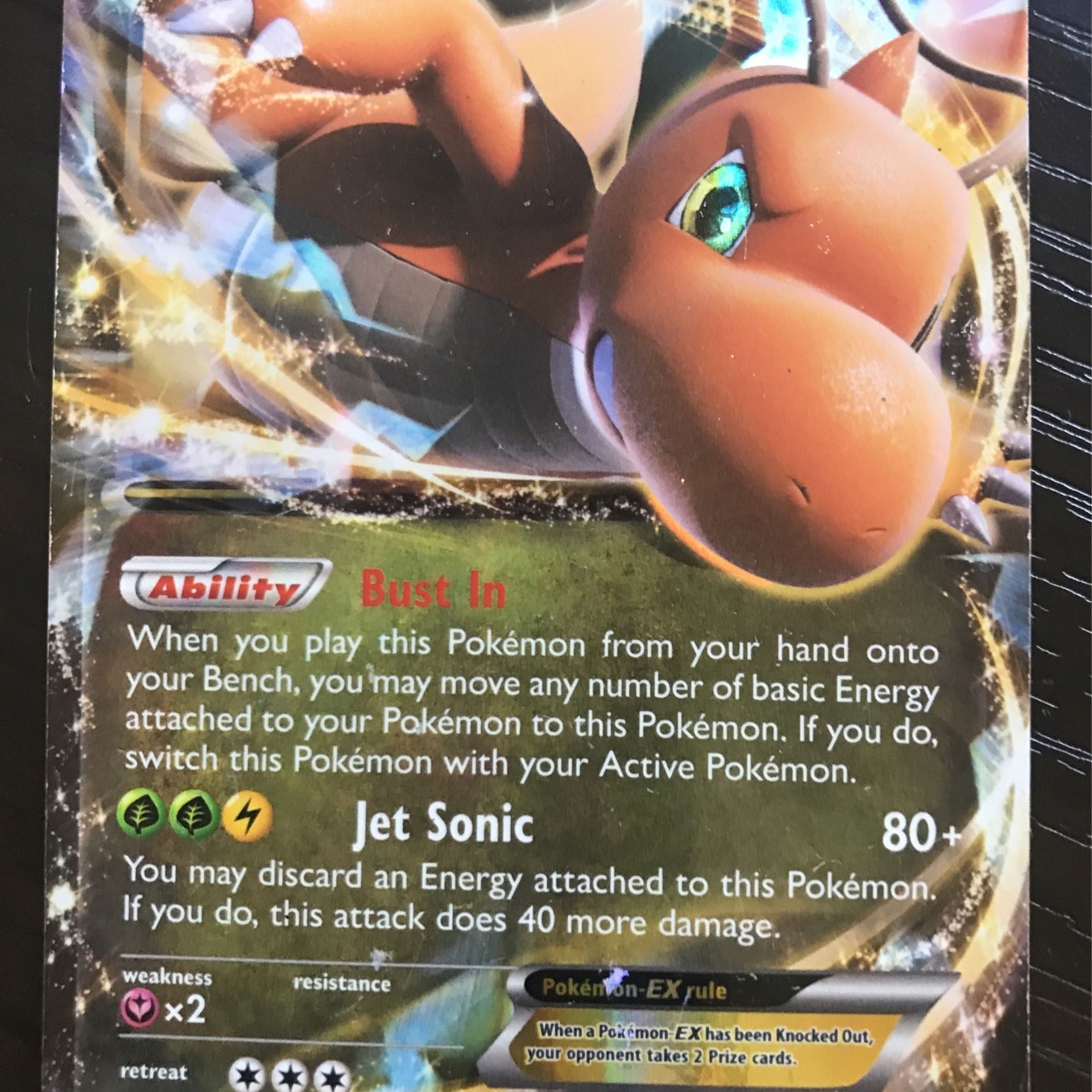 Dragonite EX Pokemon Card