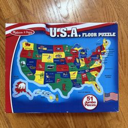 USA Floor Puzzle - Melissa And Doug