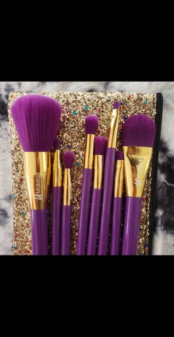 8pcs makeup brush set with cosmetic