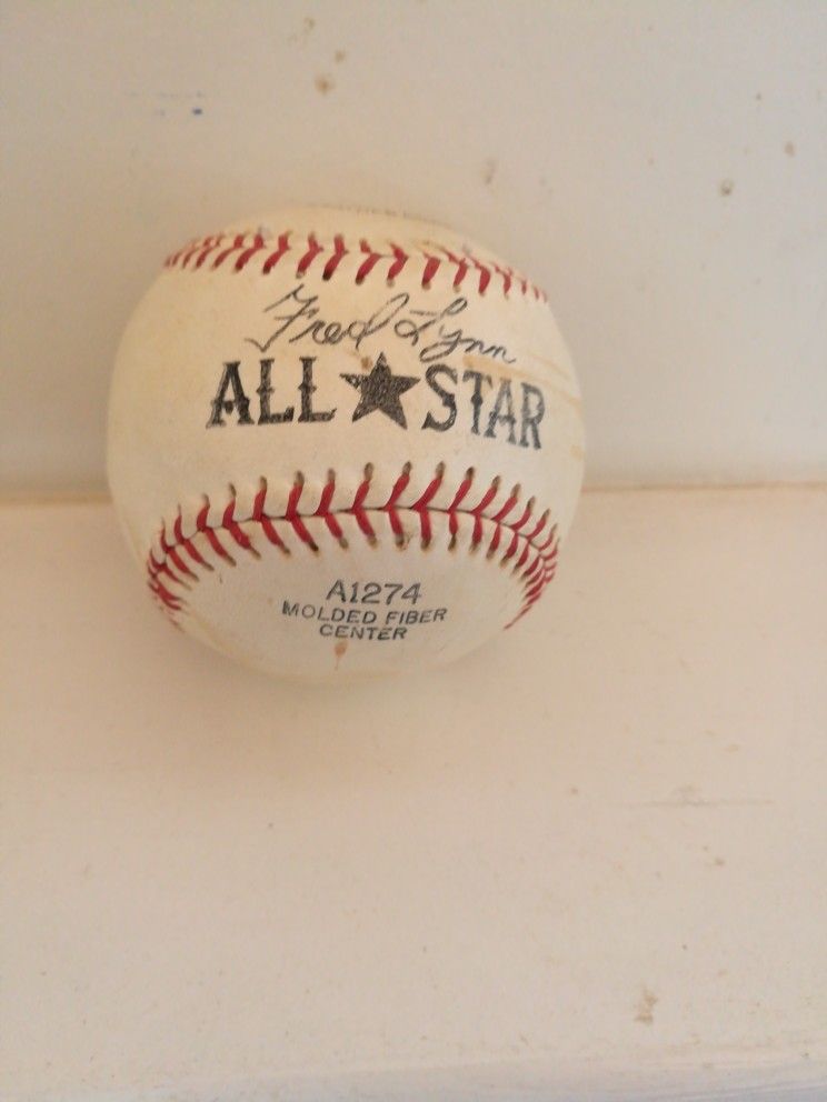1983 Comiskey Park All Star Game Fred Lynn