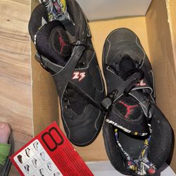 Jordan number eight size 10 1/2