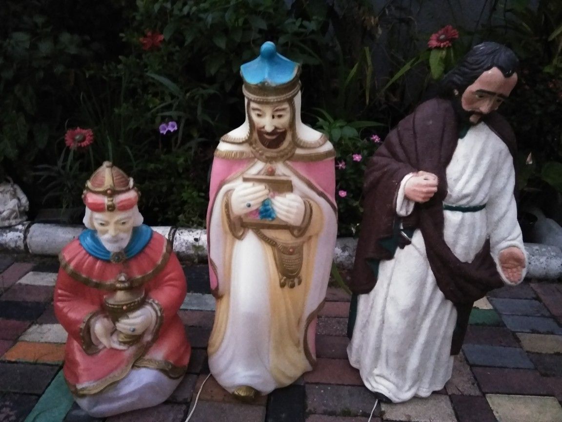Christmas Religious Figures (Light Up)