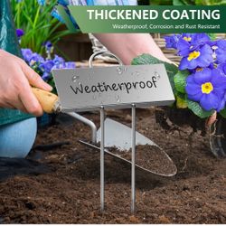 30-Pack Metal Plant Labels Weatherproof Garden Markers
