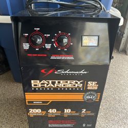 Schumacher SE-420 Automatic Automotive Battery Charger & Starter