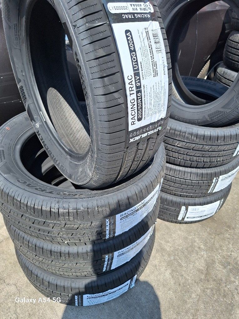 205/55/16/ ROYAL BLACK $350 NEW FOUR TIRES