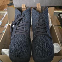 Nessie Rexford UK 42 wool navy blue barefoot shoe