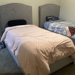 Two Twin bed Frames W/ Box Spring