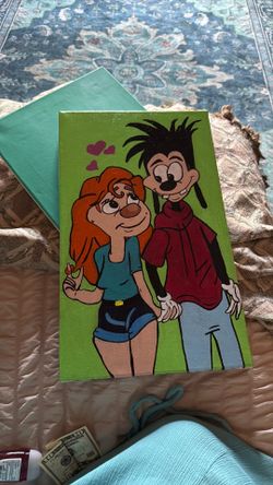 Max and Roxanne painting