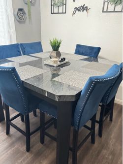 Dining table with chairs