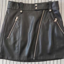 Zara Leather Skirt