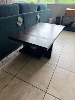 Real solid wood table