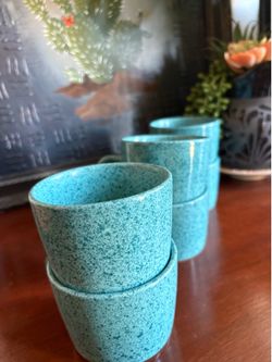 Vintage Blue Coffee Mugs