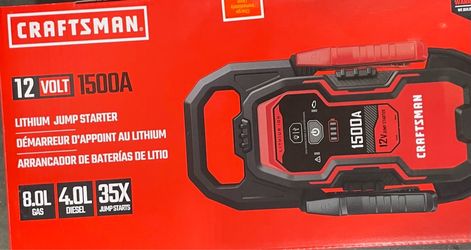 Lithium jump starter craftsman