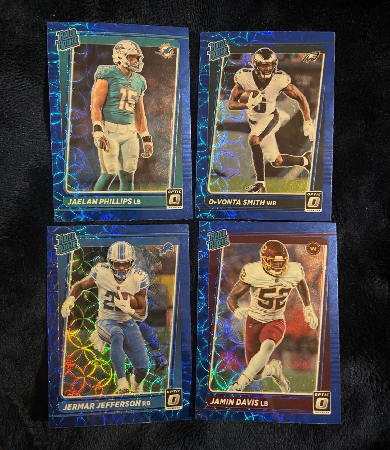 Rated Rookie Blue Scope Prizm Lot (16)