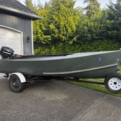 Boat With Engine 