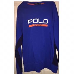 Men's Ralph Lauren polo sweatshirt XXL Blue and orange only worn one time still in as new condition