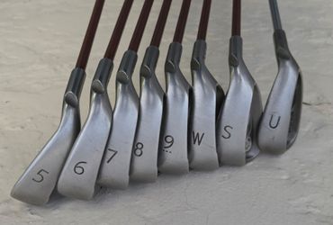 PING G10 Iron Set 8pcs 5-PW, SW TFC 570i Red Dot Flex R and G30 Utility