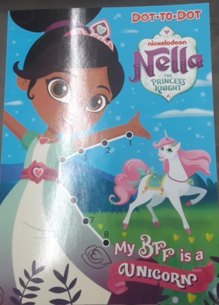 New Nella Princess Knight Dot To Dot Activity Book