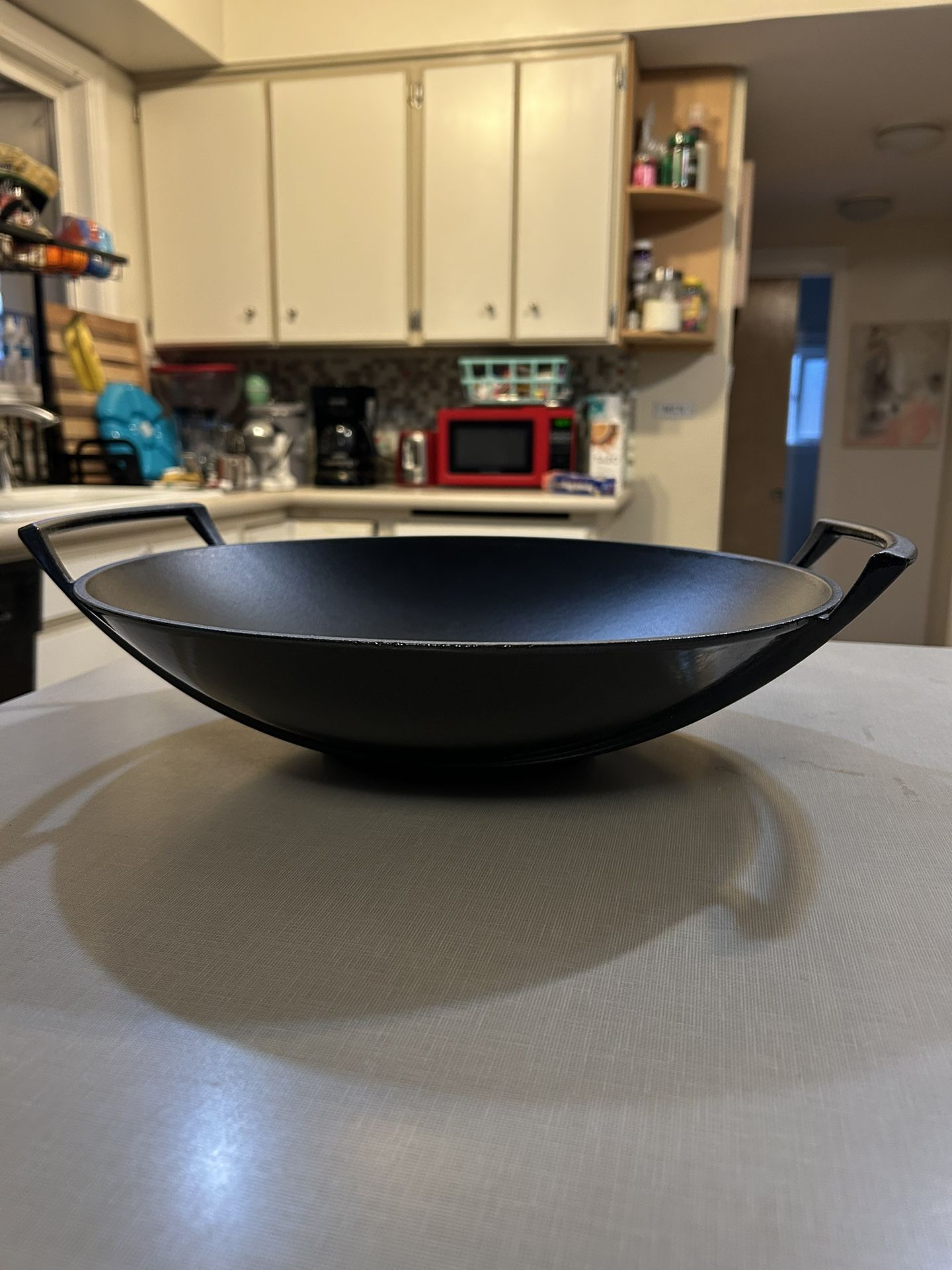 Le Creuset Cast Iron Wok 36