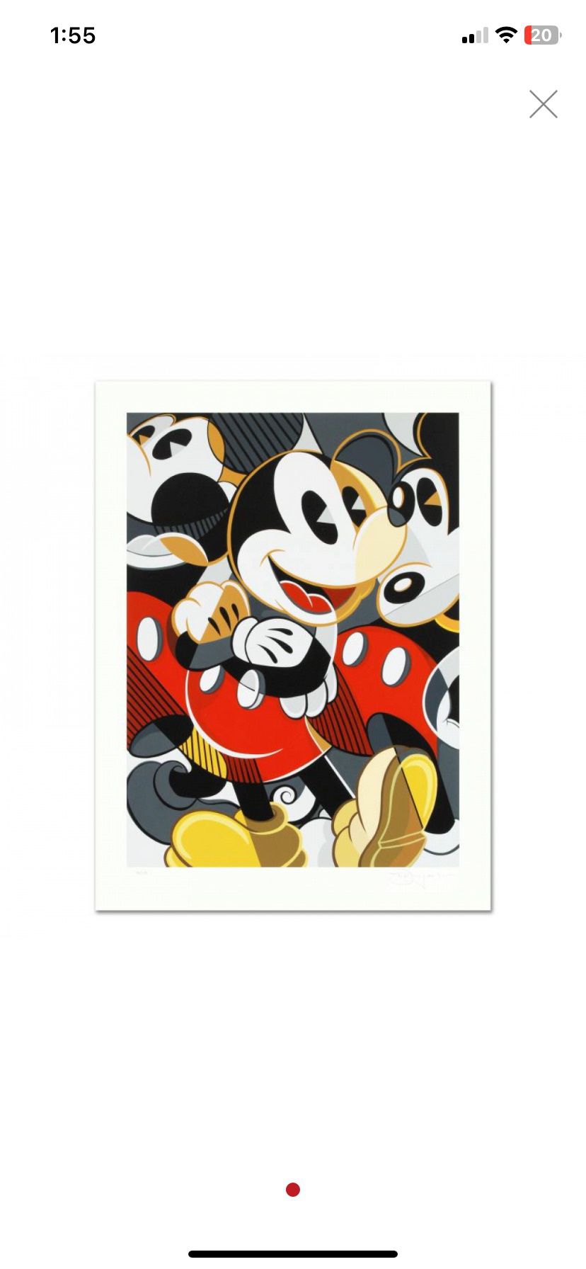 Tim Rogerson Signed "Mousing Around #3" Sold-Out Numbered LE 19x25 Disney Fine Art Serigraph