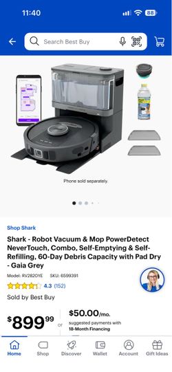 Shark Powerdetect Vacuum and Mop