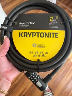 Brand New! Kryptonite KryptoFlex 1230 Combo Cable Lock