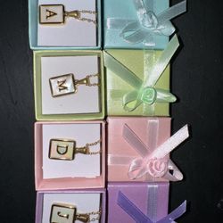 Initial Pendant Stainless Steel