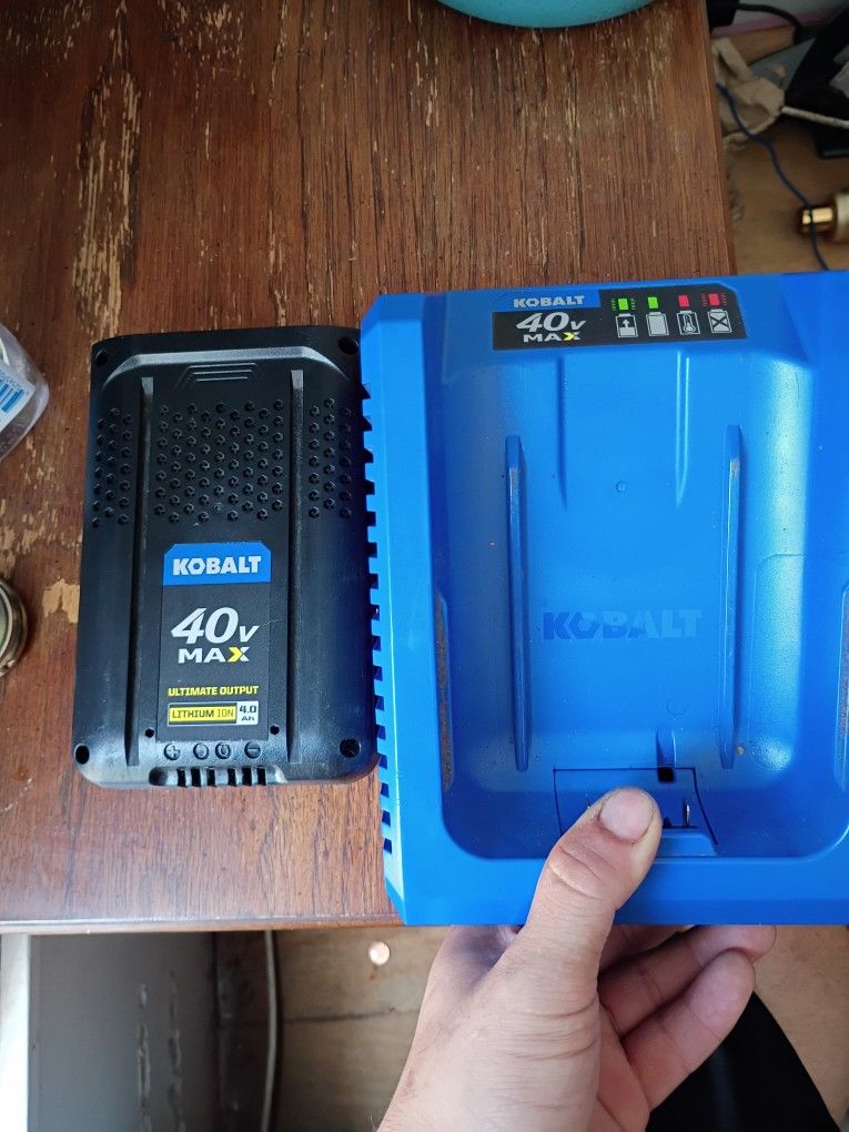 Kobalt 40 V Max Battery And Charger