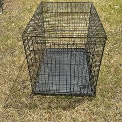 Large Metal Dog Cat Animal Crate Cage Pen
