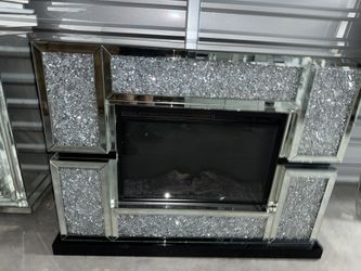 Glass Fire Place